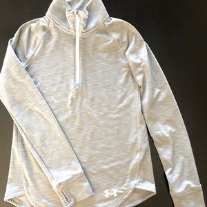 Under armor youth medium fitted cold gear 1/4 zip